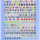 Sports Ball Nail Art Stickers Nail Deco Beauty 
