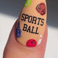 Sports Ball Nail Art Stickers Nail Deco Beauty 