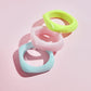 Square Acrylic Bangle Bracelet Set Bracelet Mure + Grand 