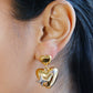 Star in Heart Statement Earring Earrings mure + grand 