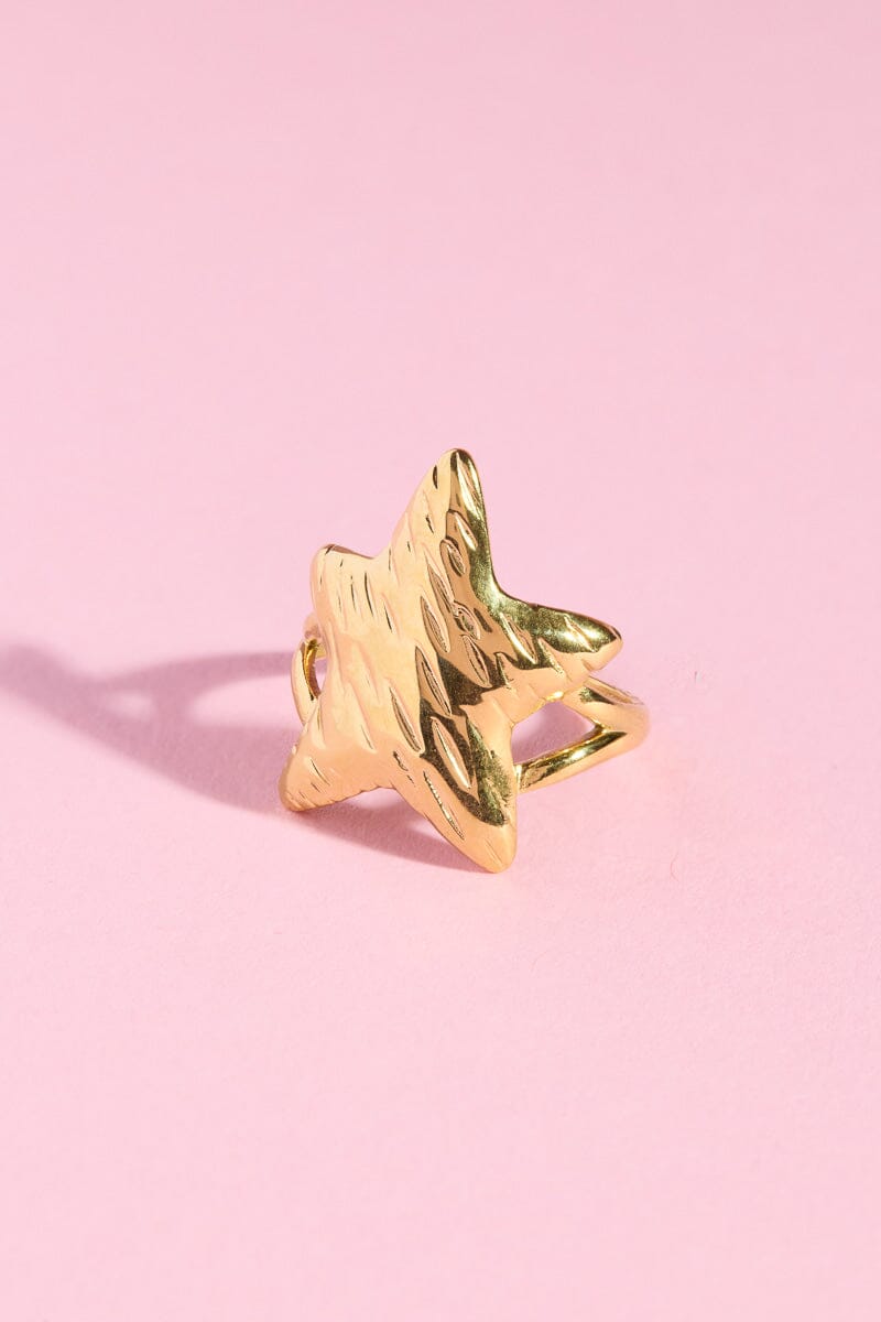 Starry Ocean Starfish Adjustable Stacking Ring Rings mure + grand 