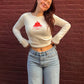 Stay Sweet Long Sleeve Baby Tee Baby Tee mure + grand 