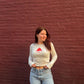 Stay Sweet Long Sleeve Baby Tee Baby Tee mure + grand 