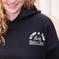 Step and Yap Walking Club Crop Hoodie sweatshirt mure + grand 