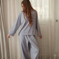 Striped Blue Lounge SetMure + Grand