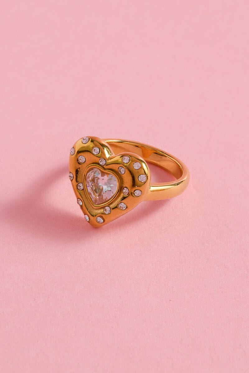 Stunning Heart Stacking Ring Rings mure + grand 