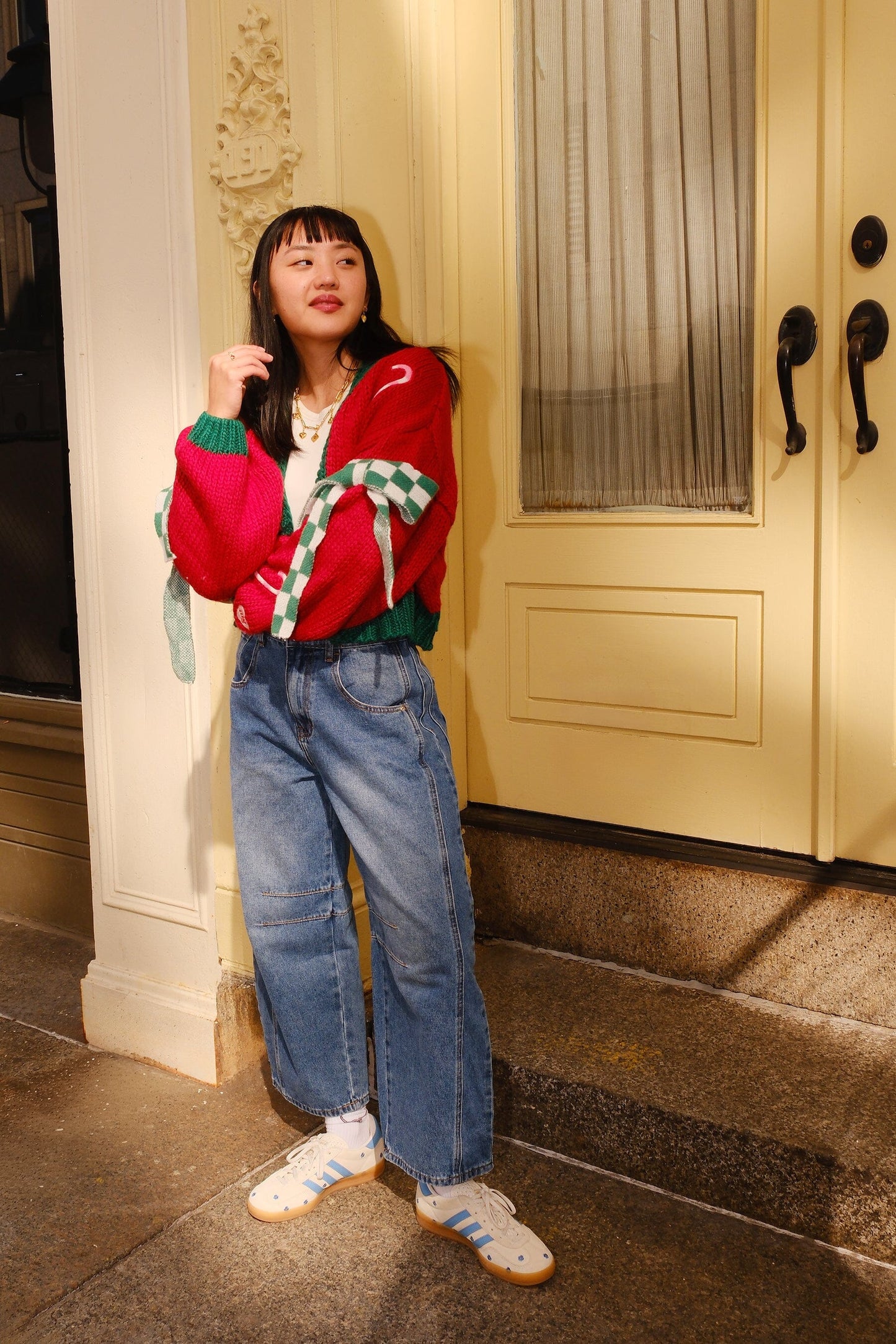 Sugar Plum Puff Cardigan Sweater mure + grand 