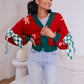 Sugar Plum Puff Cardigan Sweater mure + grand 