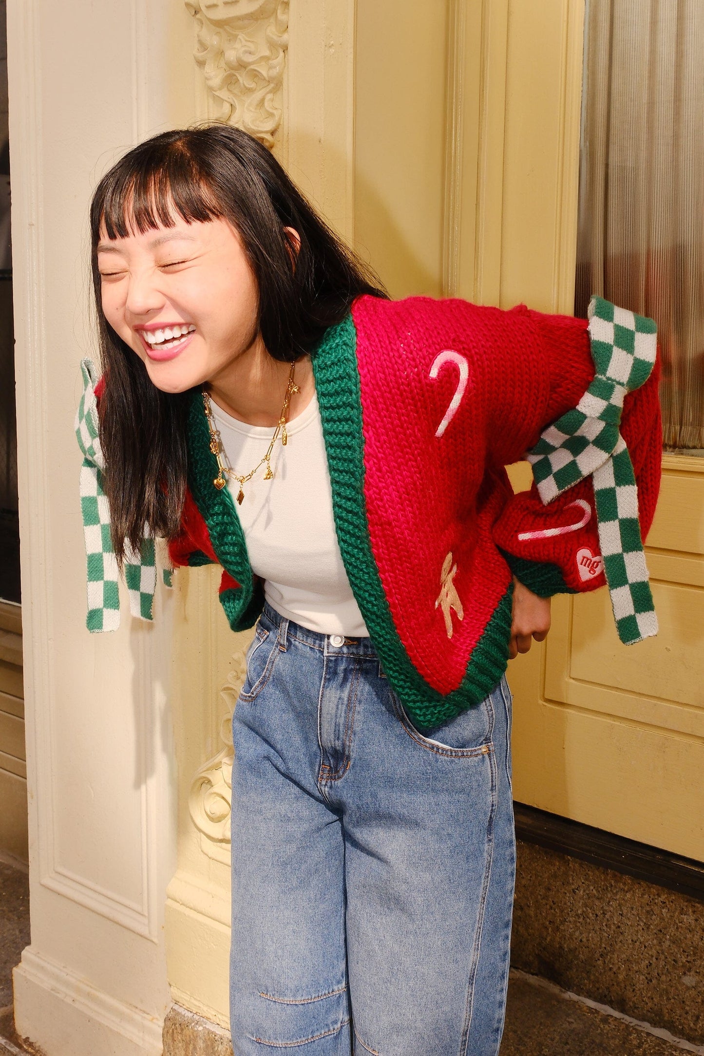 Sugar Plum Puff Cardigan Sweater mure + grand 