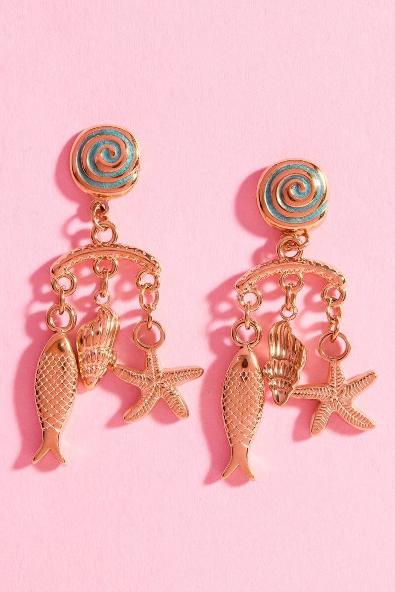 Summer Calling Statement Earrings Earrings mure + grand 