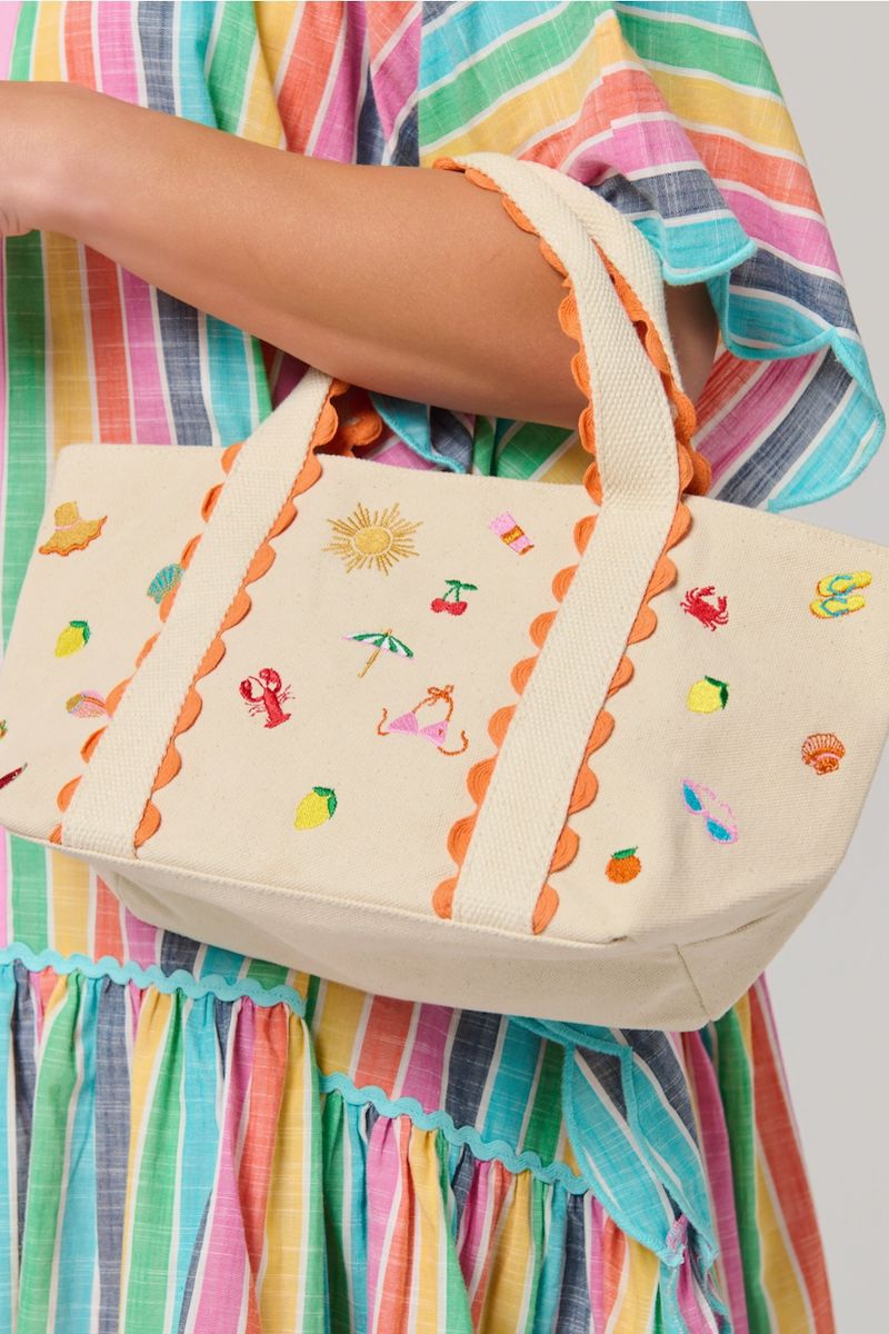Summer Icons Mini Tote Bag Bags Shiraleah 