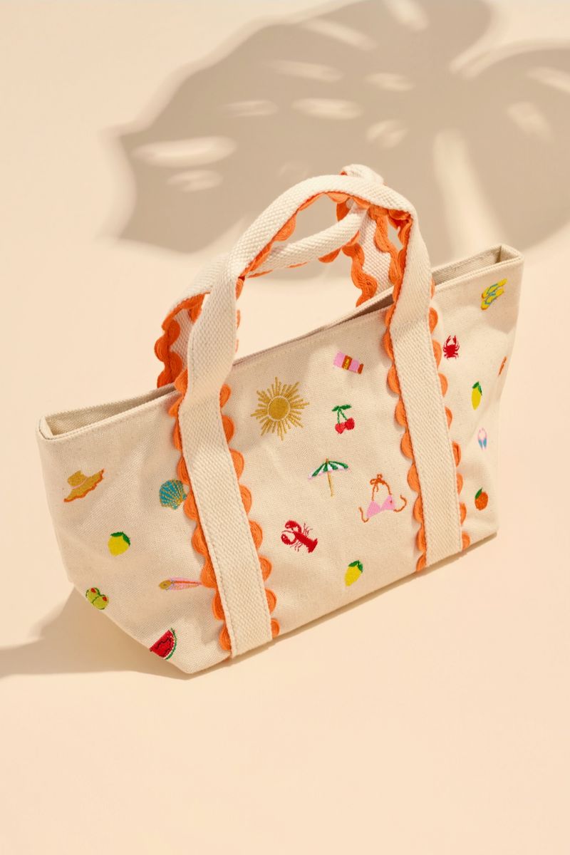 Summer Icons Mini Tote Bag Bags Shiraleah 