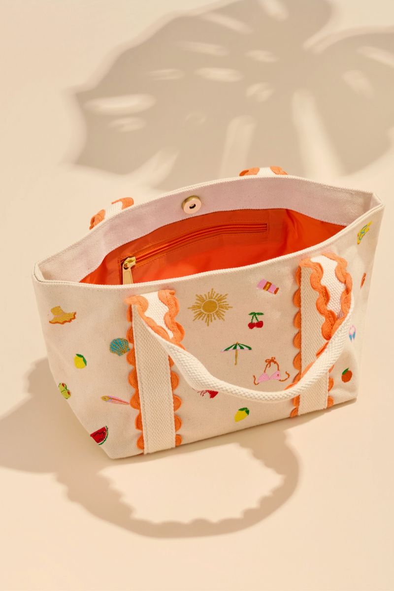 Summer Icons Mini Tote Bag Bags Shiraleah 
