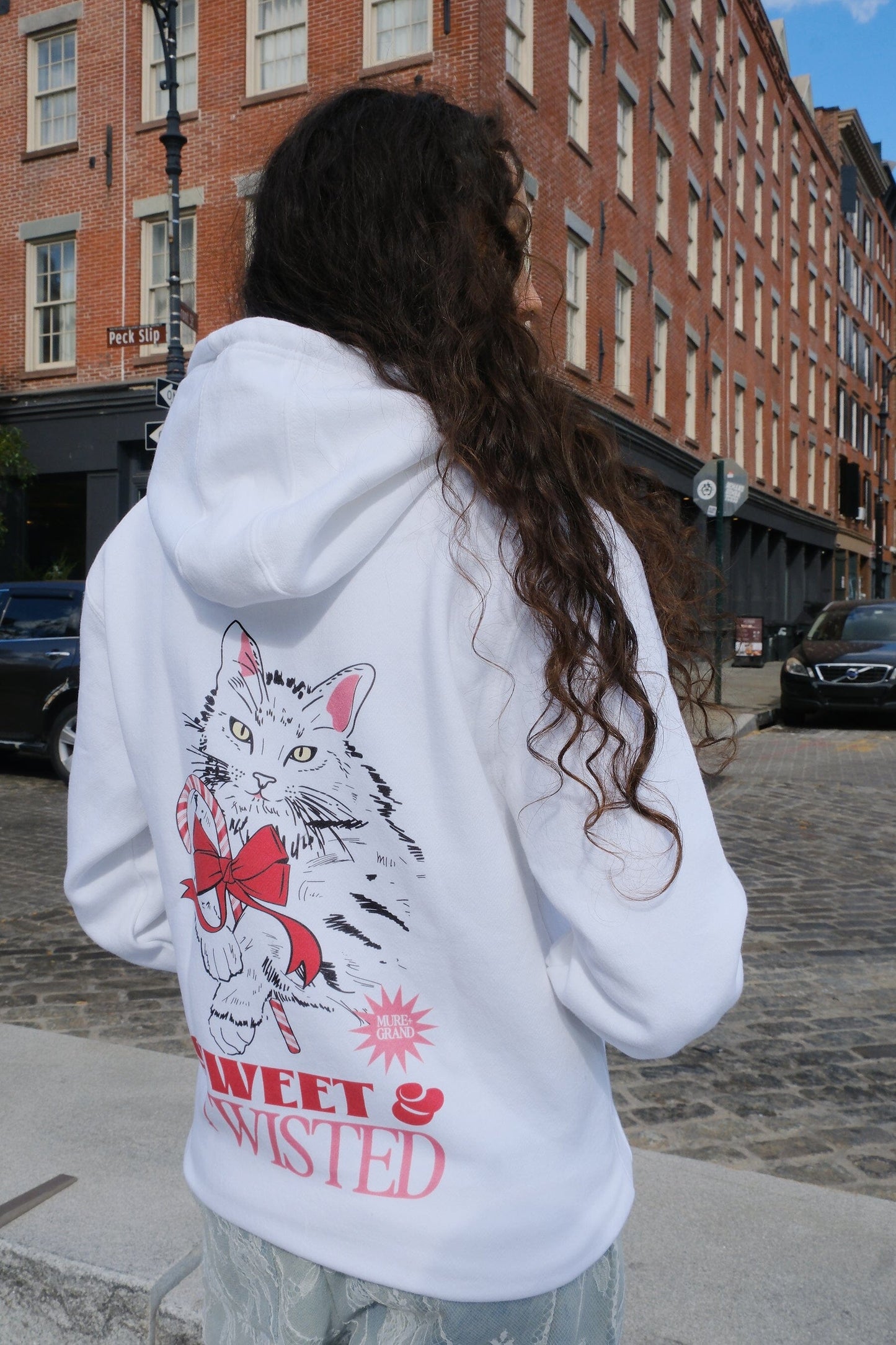 Sweet and Twisted Graphic Hoodie Hoodie mure + grand 