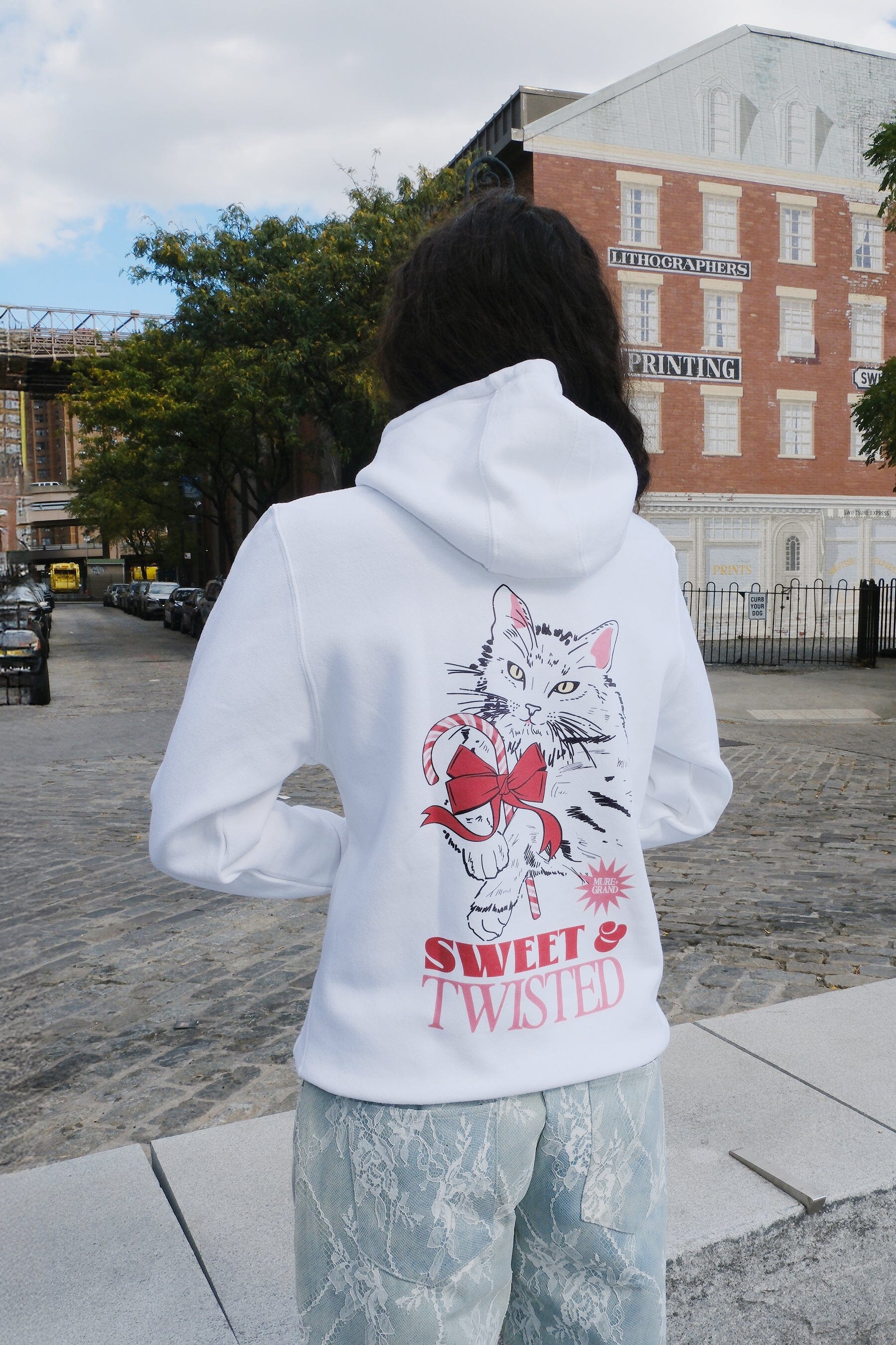 Sweet and Twisted Graphic Hoodie Hoodie mure + grand 