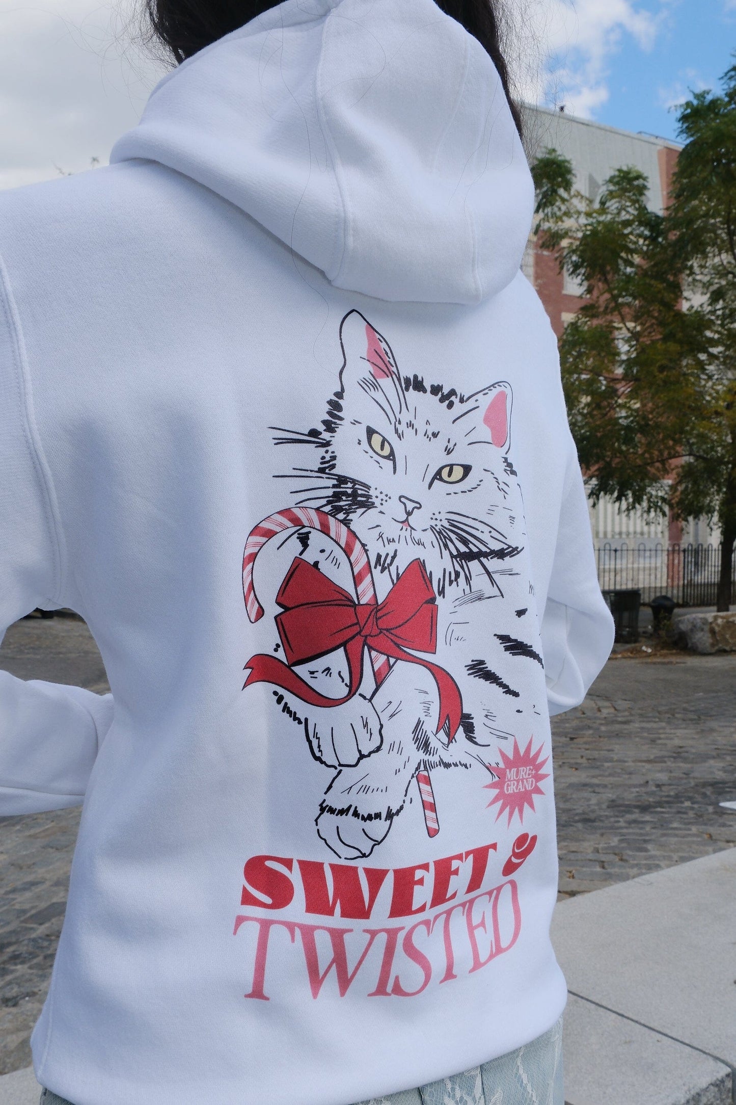 Sweet and Twisted Graphic Hoodie Hoodie mure + grand 