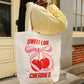 Sweet Like Cherries Canvas Tote Bag Canvas Tote Bag mure + grand 