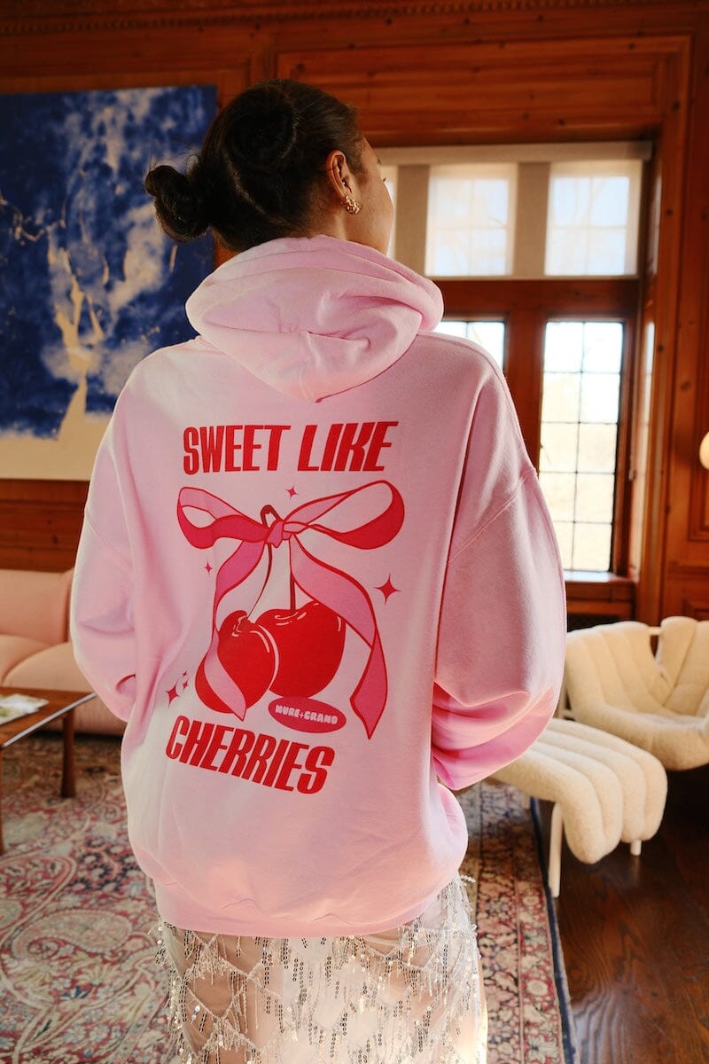Sweet like Cherries Graphic Hoodie - decent-life