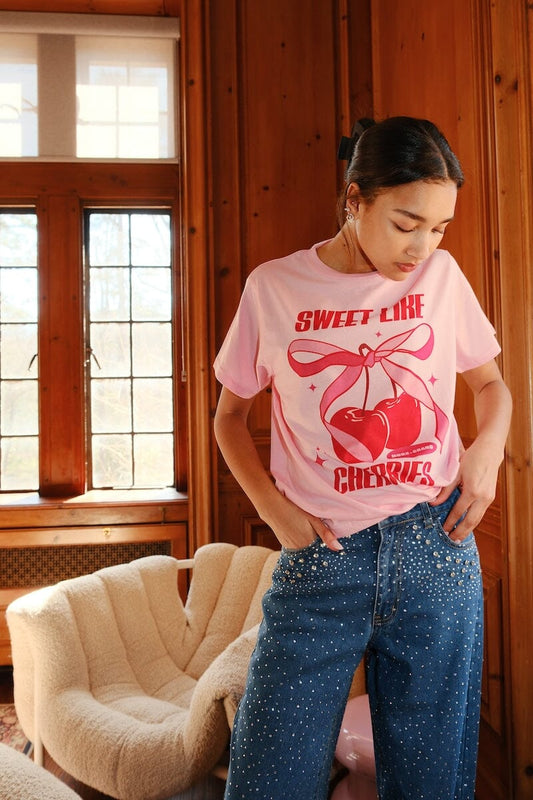 Sweet Like Cherries Graphic T-Shirt t-shirt mure + grand 