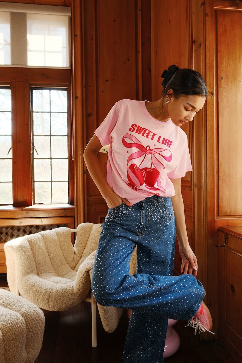 Sweet Like Cherries Graphic T-Shirt t-shirt mure + grand 