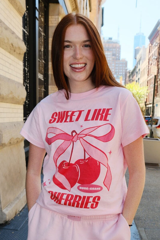 Sweet Like Cherries Graphic T-Shirt t-shirt mure + grand 