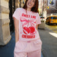 Sweet Like Cherries Wide Leg Sweatpants Clothing mure + grand 