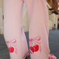 Sweet Like Cherries Wide Leg Sweatpants Clothing mure + grand 