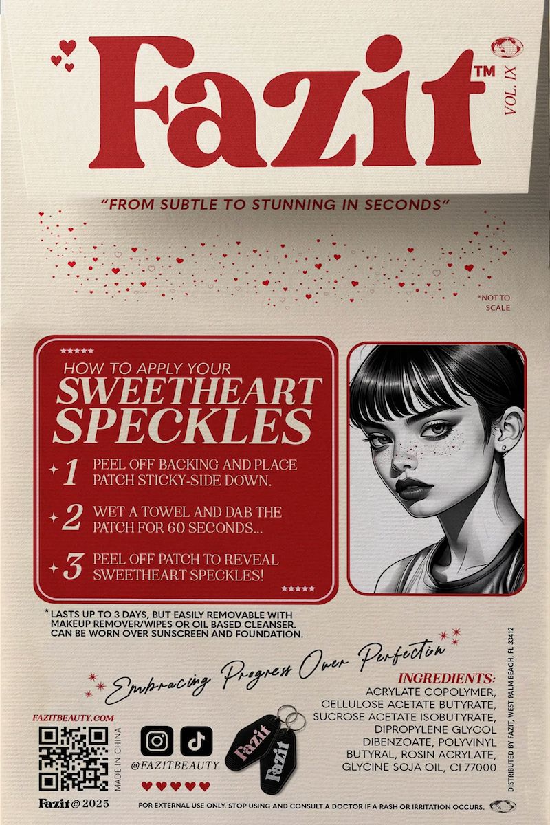 Sweetheart Speckles Makeup Patches Beauty fazit 