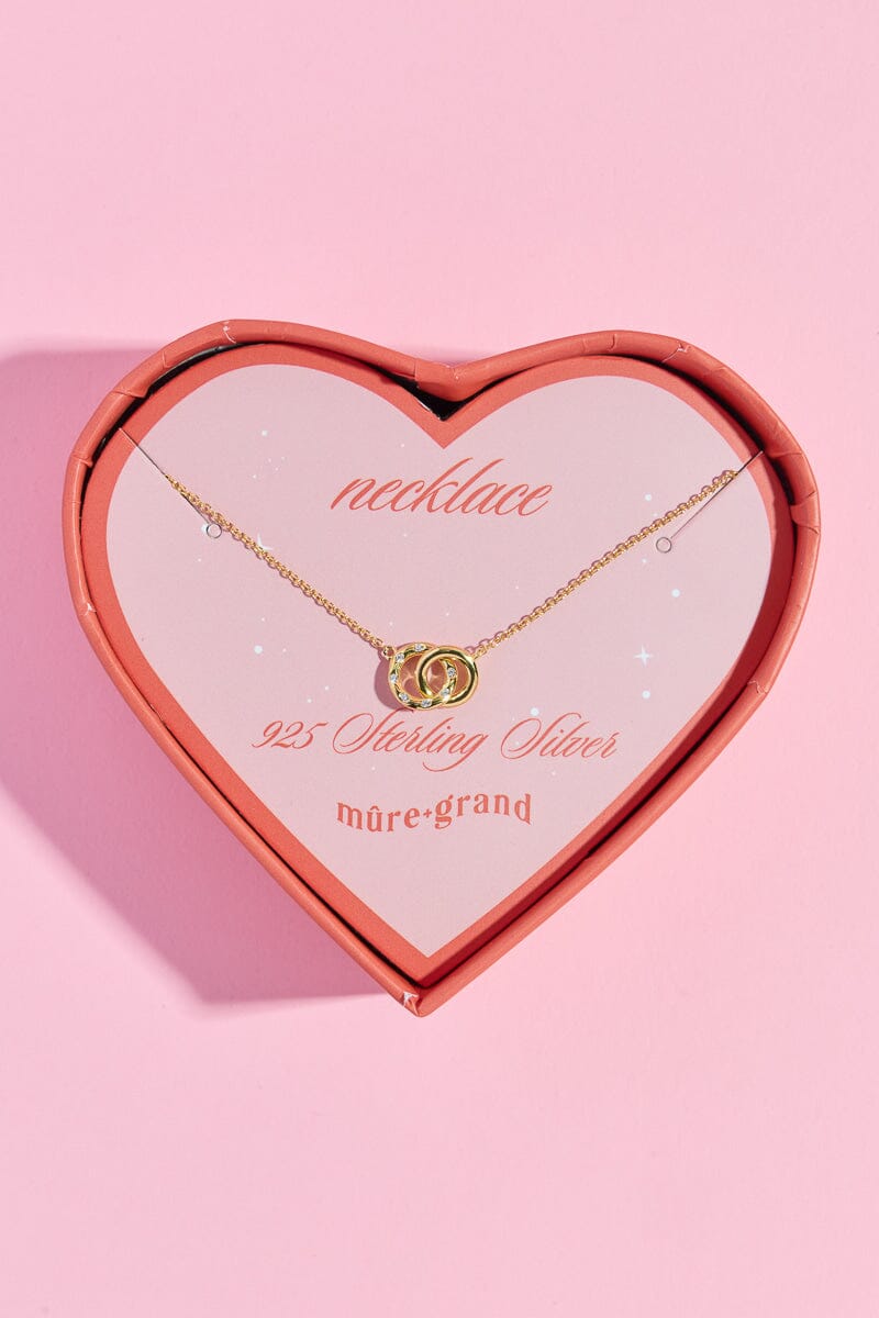 Symbol of Eternity Love Sterling Silver NecklaceMure + Grand