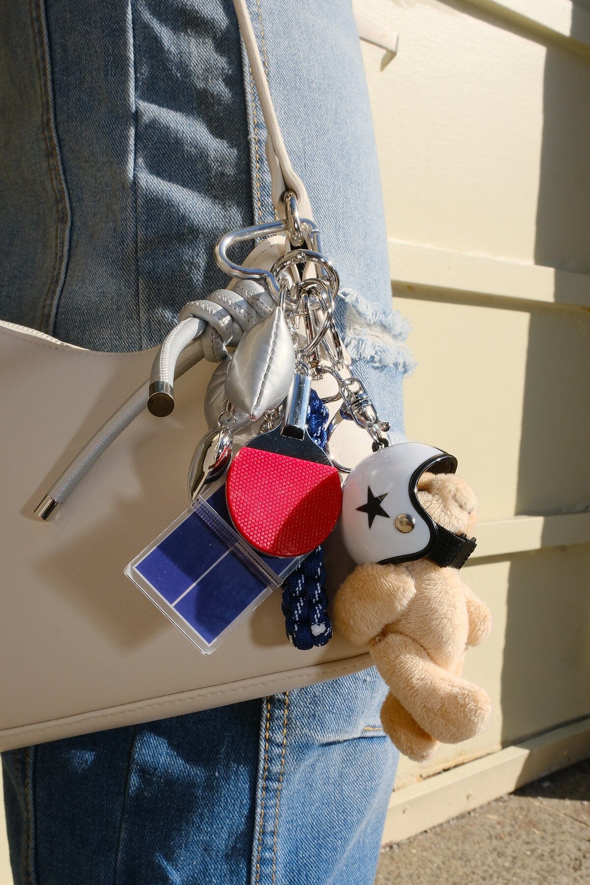 Table Tennis Teddy Bag Charm Bag Accessories Mure+Grand 