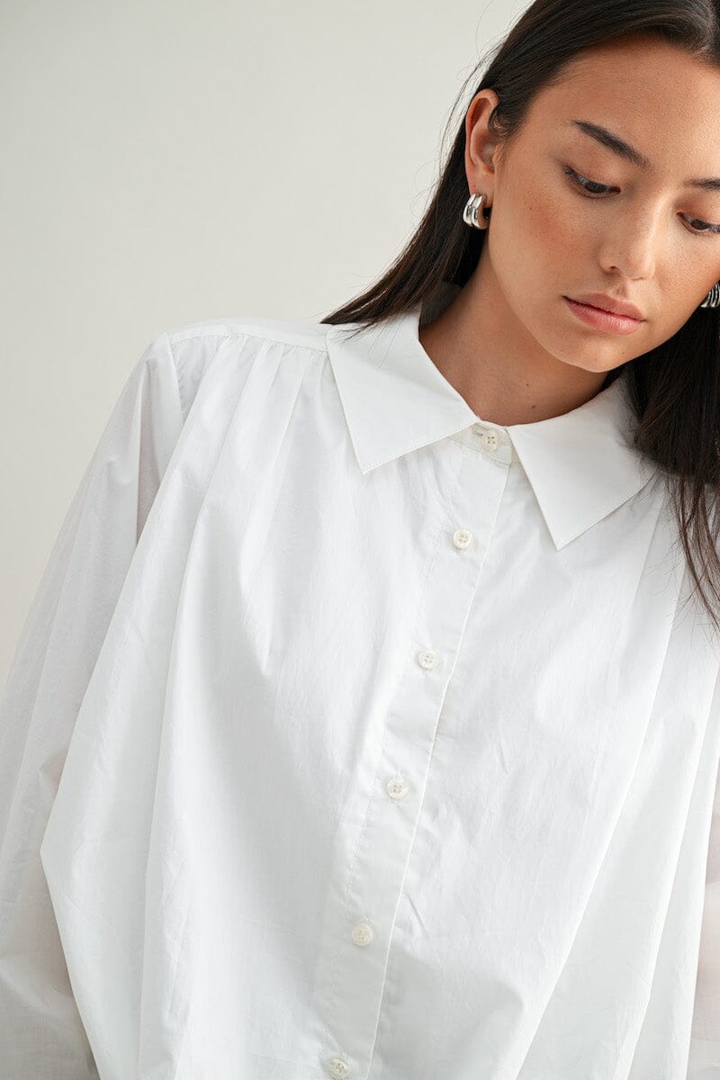 Talin Bubble Long Sleeve Shirt Clothing Luvée 