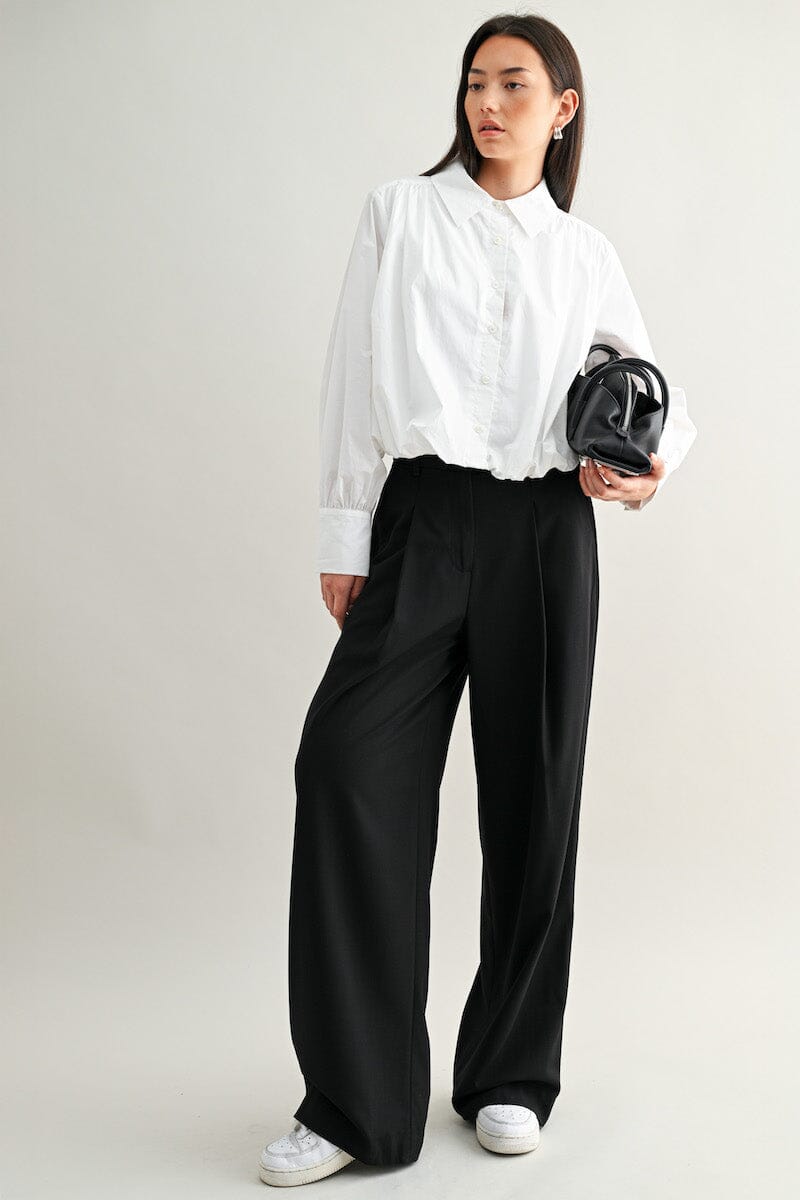 Talin Bubble Long Sleeve Shirt Clothing Luvée 