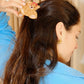 Teddy Bear Bow Claw Clip Hair Accessory mure + grand 