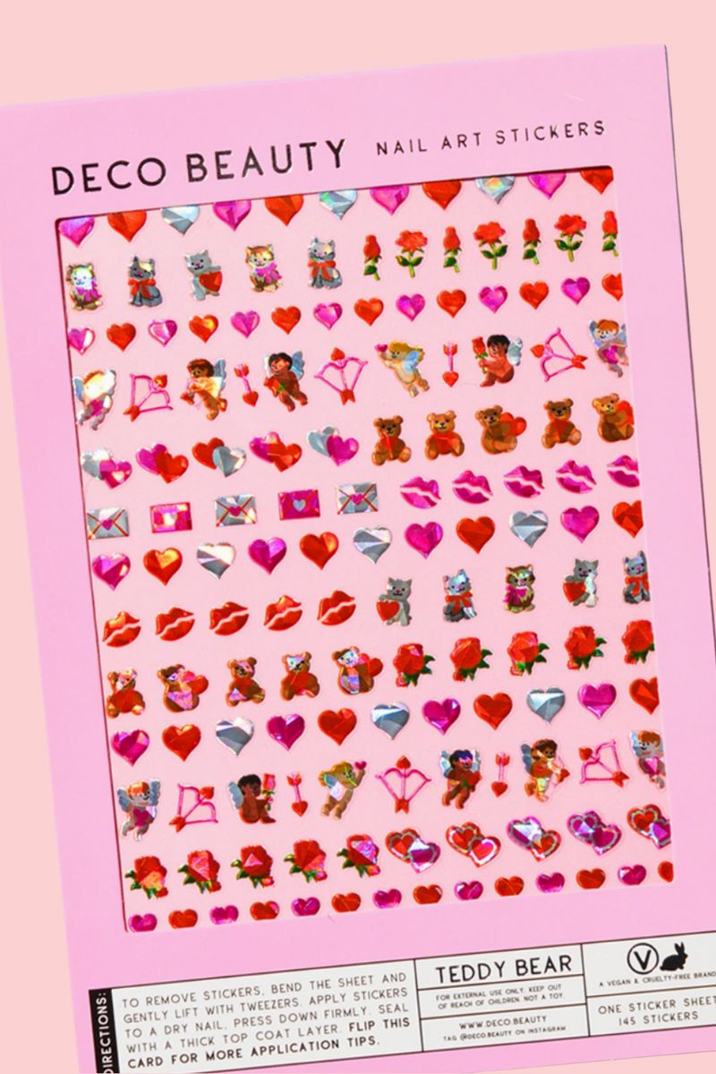 Teddy Bear Nail Art Stickers Nail Deco Beauty 