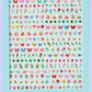Teeny Flowers Nail Art Stickers Nail Deco Beauty 