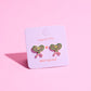 Tennis Rackets Enamel Charm Stud Earrings Earrings mure + grand 