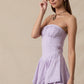 Thalia Tiered Lace Down Tube Mini Dress Clothing Sky to Moon 