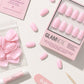 Think Pink Press-On Nails Nail Glamnetic 