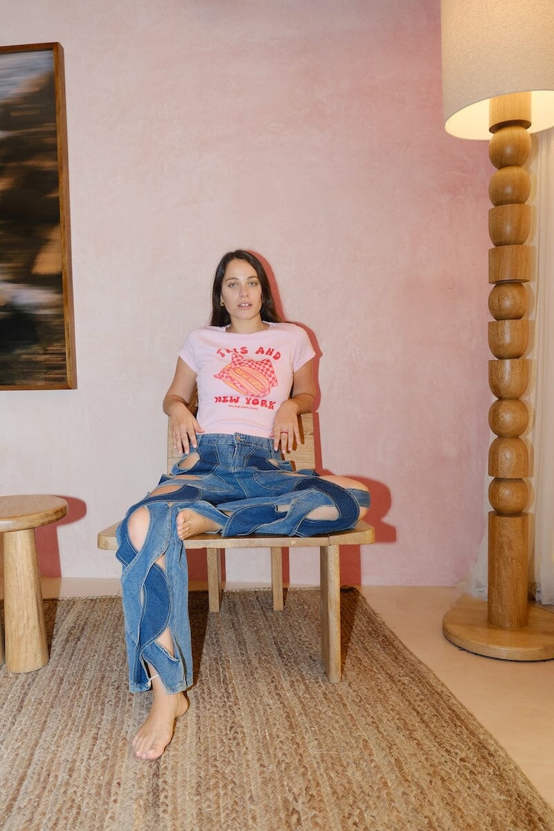 This and New York Graphic Baby Tee t-shirt mure + grand 