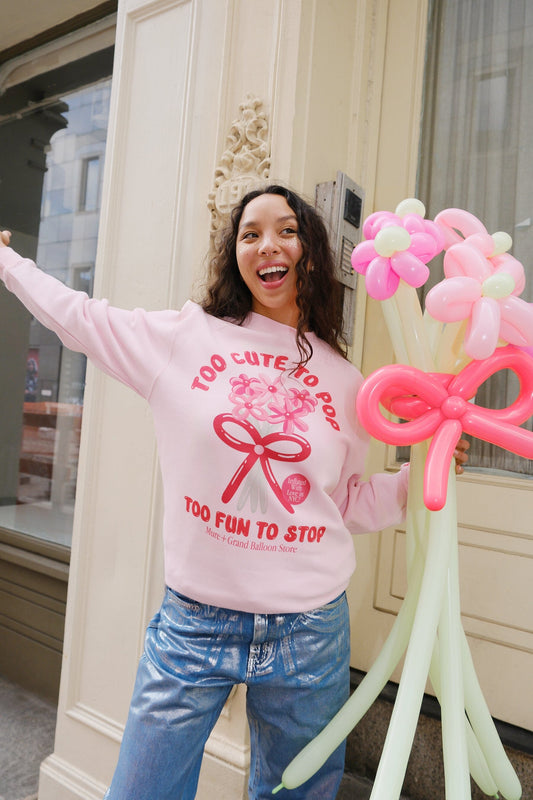 Too Cute To Pop Too Fun to Stop Graphic Sweatshirt sweatshirt mure + grand 