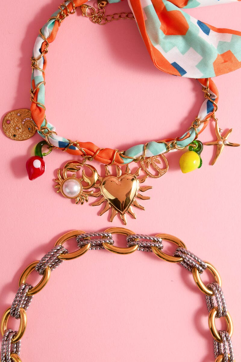 Twist Links Necklace Necklaces mure + grand 