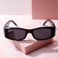 Vacanza Rectangle Frame Sunglasses Sunglasses mure + grand Black/Black 