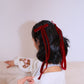 Velvet Long Tail Bow Hair Clip Hair Accessory mure + grand 