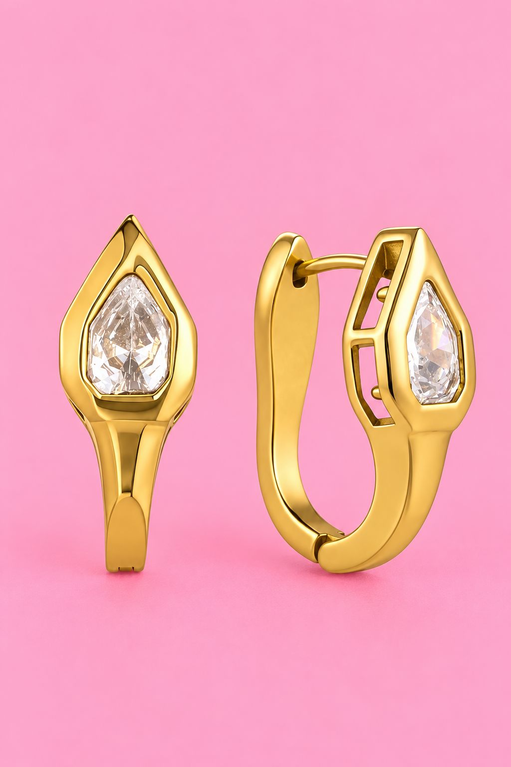 Venom Prism Hoop Earrings Earrings Mure + Grand 