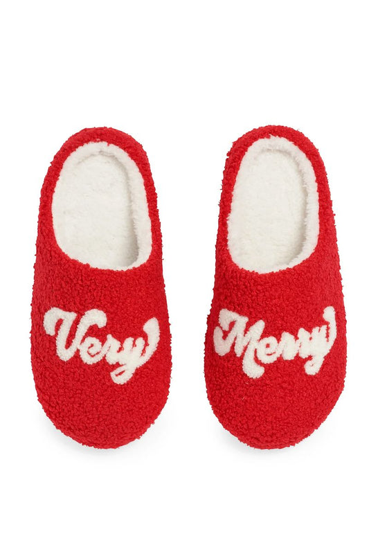 Very Merry Slippers Hats mure + grand 