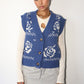 Vintage Rose Knit Vest Clothing Bailey Rose 