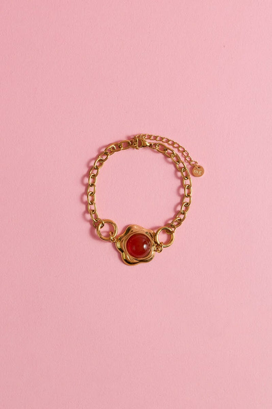 Vintage Ruby Bracelet Bracelet mure + grand 