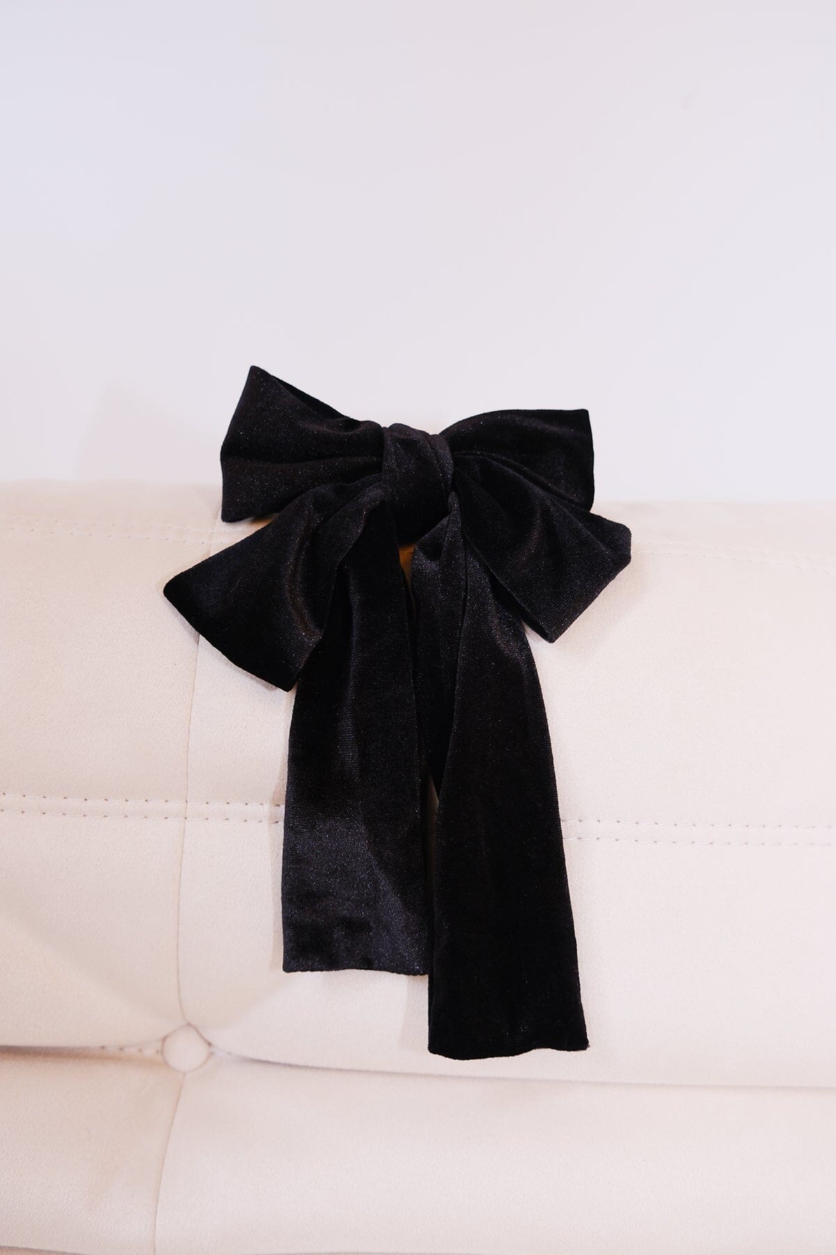 Vintage Velvet Ribbon Bow Hair Clip Hair Accessory mure + grand 