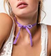 Vivienne Bow Choker Necklace Necklaces mure + grand 