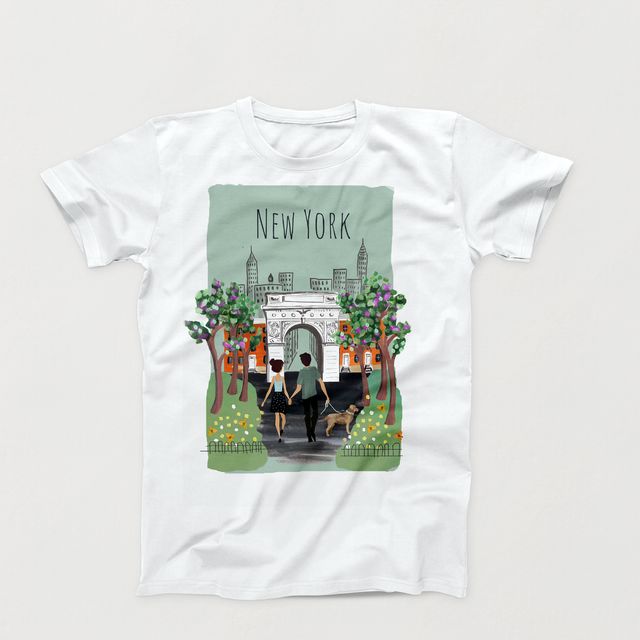Washington Square Park Graphic T-Shirt t-shirt mure + grand 